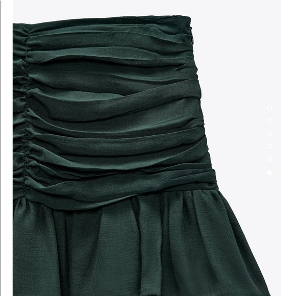 Zara Ruffled Ruched Skirt NWT - Picture 5 of 6